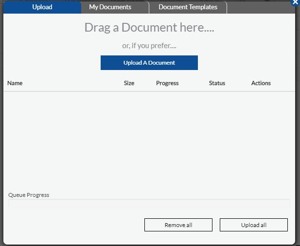 ‘Add New’ button on the top of the center panel (Document Panel)