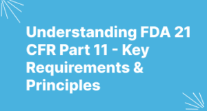 21 CFR Part 11 Compliance: Key Requirements & Principles
