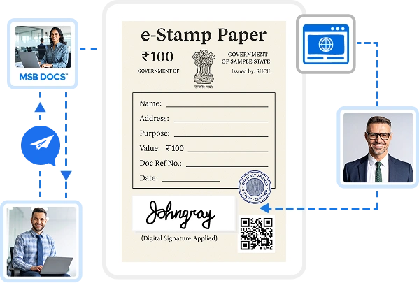 estamp hero section image