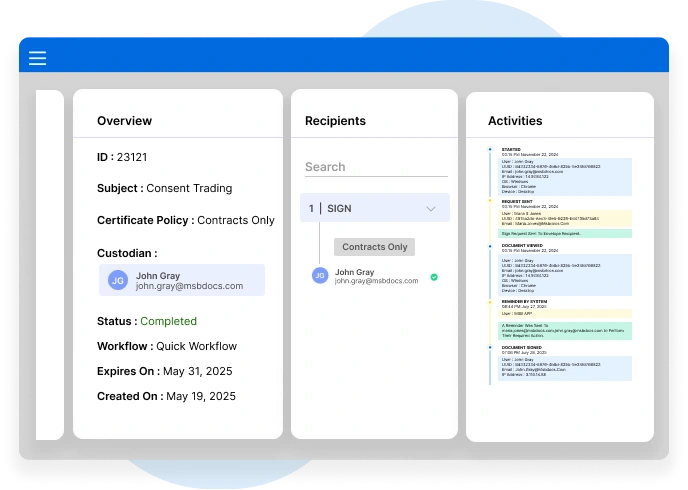 Easily Collect eSignatures from Insurance Clients