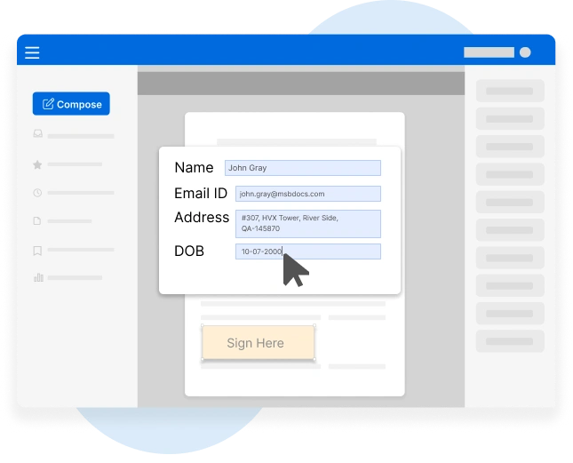 Pre-Filled Form Fields