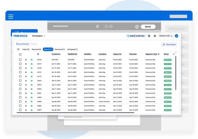 Secure eVault Storage