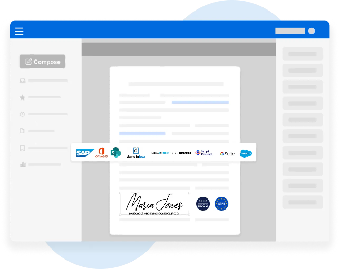 Built-In eSignature Integration - MSB Docs Smart Forms